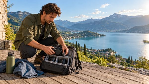 Top astuces pour voyager léger avec un boîtier et des objectifs
